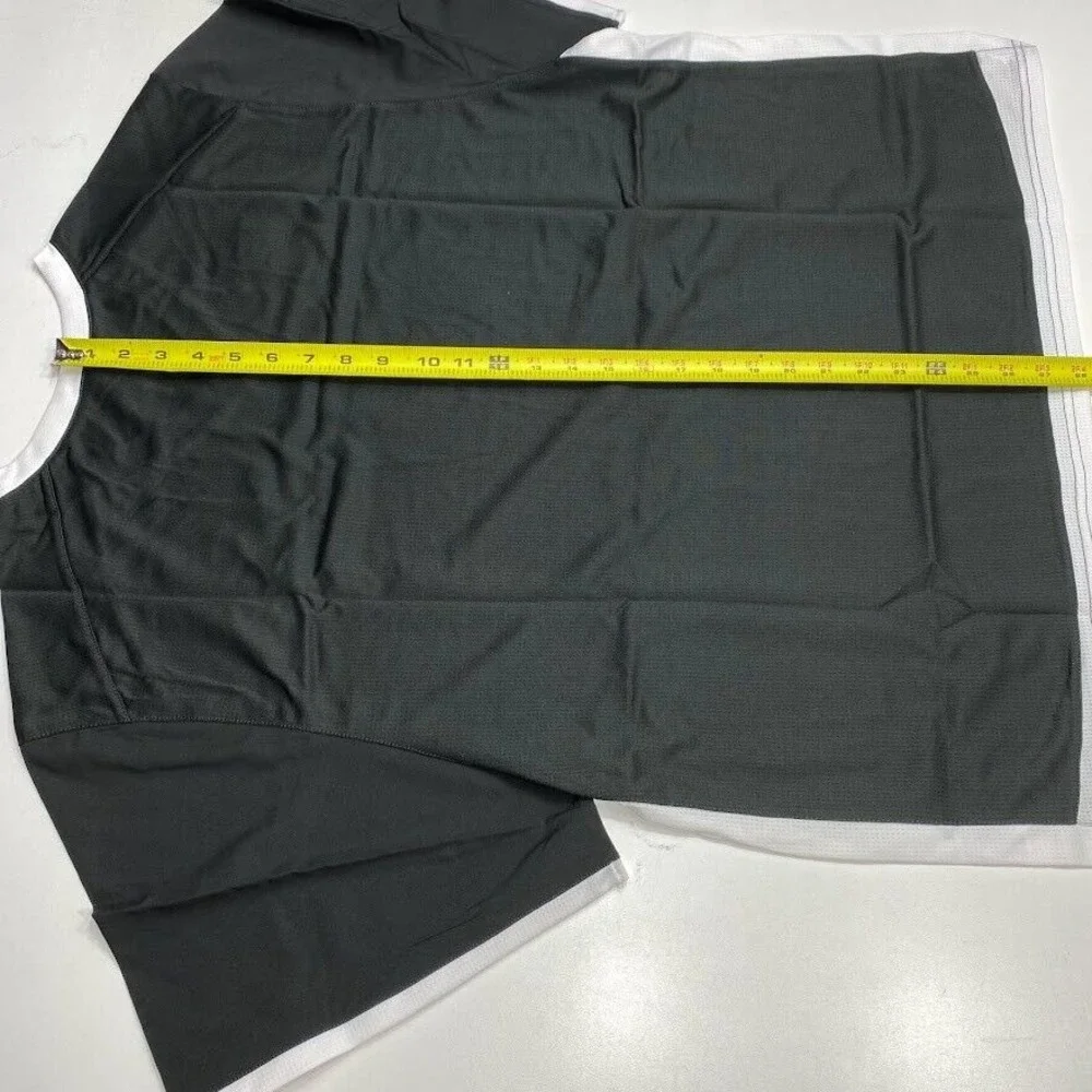 New Balance Freeze Lacrosse Jersey Adult XL Black‎ White LAX Mens